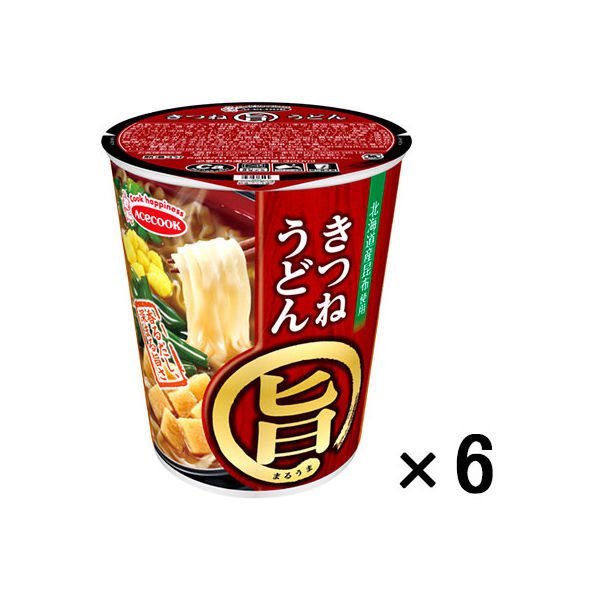 エースコックエースコック まる旨 きつねうどん 6個