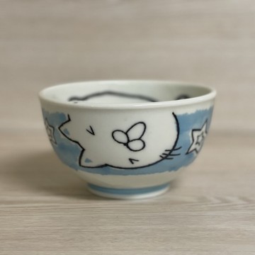 日本製 美濃燒陶瓷貓咪輕量碗 星星大貓臉造型 可愛實用必備款式 日本進口 - 日本製 美濃燒碗 湯碗 飯碗 日本進口 美濃燒陶瓷貓咪輕量碗 餐碗 星星大貓臉造型 可愛實用必備款式 碗 日本美濃燒 碗缽 美濃燒