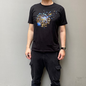 MILU台灣故事T-SHIRT/大麗菊綻放 短袖潮T/台灣製 純棉