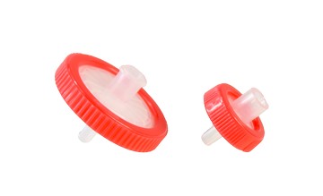 《實驗室耗材專賣》Labfil 經濟型 PTFE 針筒包邊過濾器 親水(單層膜) 直徑13mm 孔徑0.45μm 100pcs/pk 實驗儀器 小飛碟