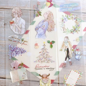 5cm紙膠帶 | 聖誕。All the Happiness | 霧面PET