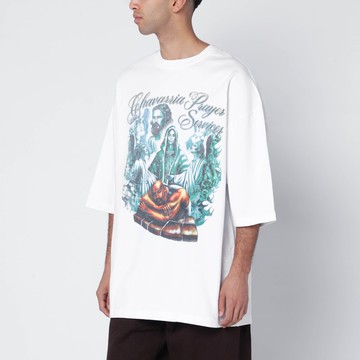 White Chavarria Prayer Services T-shirt