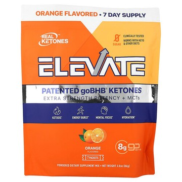 Real Ketones, 提升，橙味，7 袋，每袋 0.43 盎司（12.3 克）
