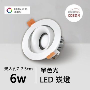 全光譜6W崁燈｜QC-20131W-A06-普瑞芯片