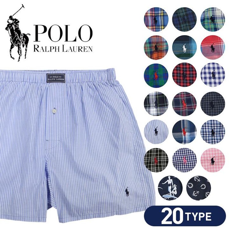 トランクス メンズ ポロ ラルフローレン POLO RALPH LAUREN 下着 紳士 おしゃれ かっこいい 前開き 綿100 チェック ロゴ  ドット 前開き ブランド 【メール便】 通販 LINEポイント最大0.5%GET | LINEショッピング