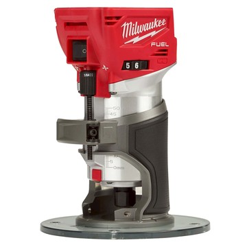 Milwaukee 美沃奇 台灣公司貨 18V鋰電無碳刷木工修邊機 M18FTR8-0X 1.5kg  1個