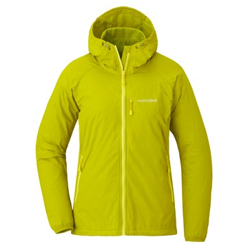 【【蘋果戶外】】mont-bell 1106646 YL 黃 Light Shell 女款 連帽風衣 防風外套 防水夾克 保暖外套 防風外套