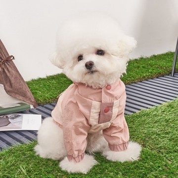 韓國品牌 【梨花娘總代理】🐾BAILEY 🐶秋冬新品 舒適透氣防風防水輕便連帽外出寵物服飾(2色)