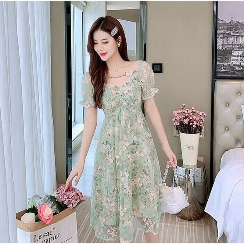 レディース ワンピース 春 夏 半袖 花柄シアーワンピース クラシカル 花柄 ひざ丈 ミディ丈 シアー シースルー ドレス ドレスワンピース フェミニン ガーリー 通販 Lineポイント最大get Lineショッピング