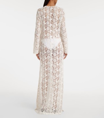 Nili Lotan Cotton lace maxi dress