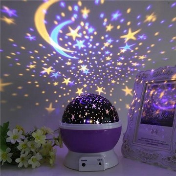 【臺灣-出貨】創意浪漫星空燈投影儀臥室夢幻旋轉滿天星睡眠兒童情侶床頭小夜燈