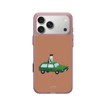 iPhone 17 Pro Max Clear (相機按鈕) 晶醺玫 - Soupy Tang 湯舒皮 - Roof Seat