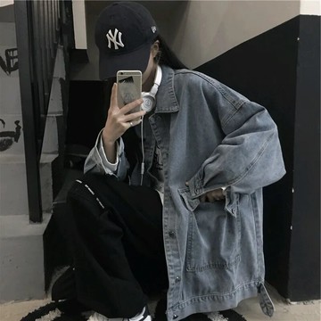 牛仔外套女寬松韓版2021年春秋季短款學生小雛菊上衣網紅薄款夾克