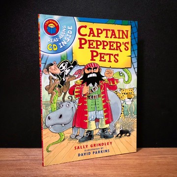 ◤書況佳 英文讀本*附CD《Captain Pepper's Pets》Sally Grindley