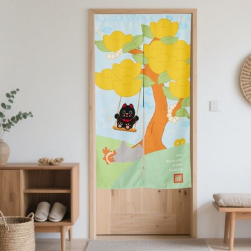 北港武德宮-虎爺聚寶搖錢樹門簾