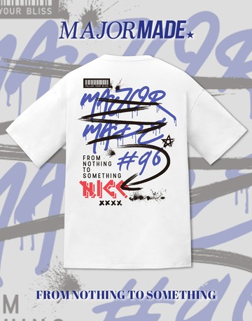 街頭塗鴉筆刷短T