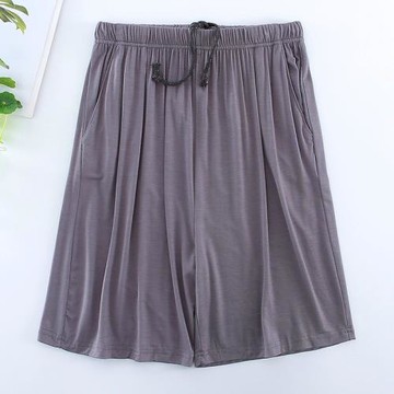 男莫代爾五分褲家居褲短褲運動薄款寬松休閑可外穿加肥大碼200斤