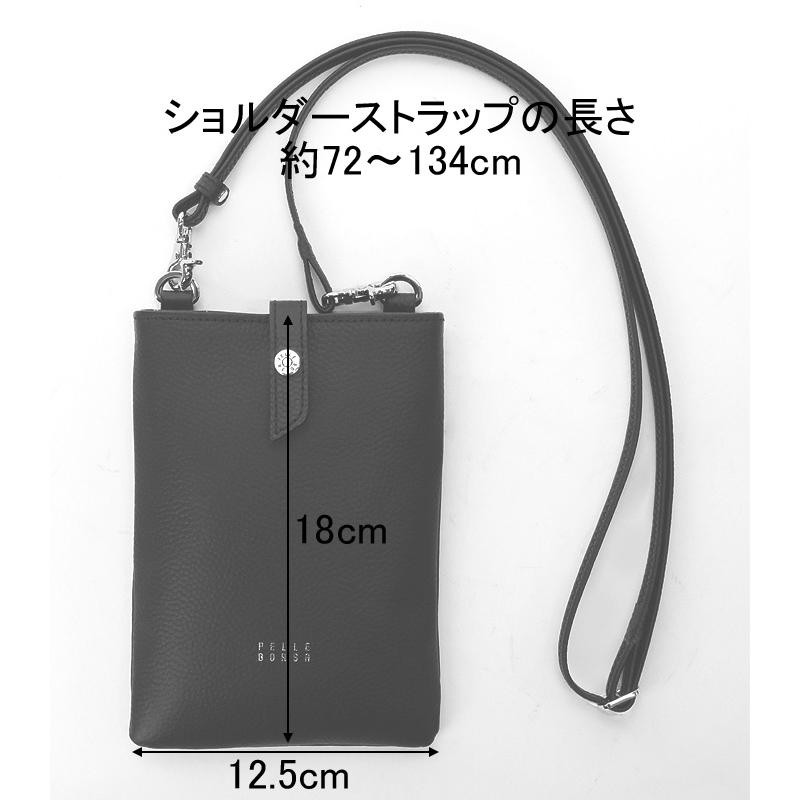 ペレボルサ バッグ PELLE BORSA スマホポシェット スマホショルダー