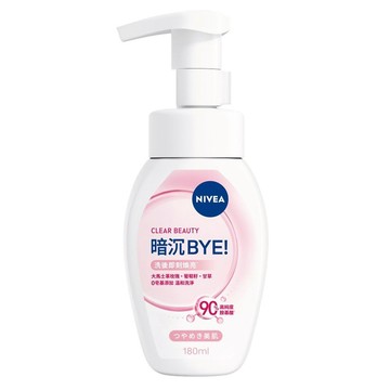 NIVEA 妮維雅 玫瑰胺基酸微米淨膚泡泡慕斯 煥白修護  180ml  1瓶