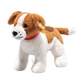 Steiff 金耳釦泰迪熊 Soft Cuddly Friends Snuffy dog 柔軟舒適小狗玩偶  27cm  1個