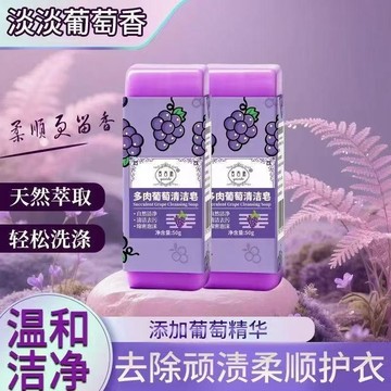 🚚免運🚚臺灣出貨🚀多肉葡萄便攜洗衣皁肥皂洗手皁無磷無熒光劑衣物襪子貼身衣物肥皂