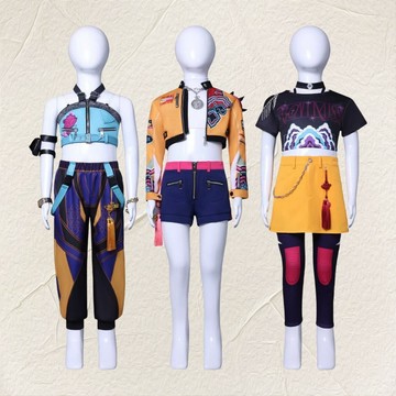 【台灣出貨】獵魔女團cos服 魯米/佐伊/米拉兒童裝 萬聖節cosplay服裝 含假髮配件 精緻做工