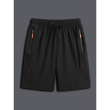 小心機設計感五分褲男夏季跑步加大碼直筒短褲外穿休閑運動褲男褲