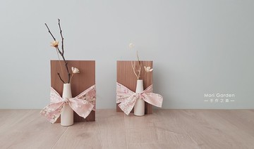 胡桃木素坯瓶飾 | 蝴蝶