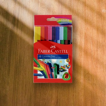 Faber-Castell 彩色連接筆10色(原廠正貨)
