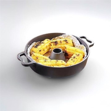 鑄鐵商用烤紅薯鍋烤地瓜鍋燒烤土豆玉米機生鐵烤鍋多用途無涂層