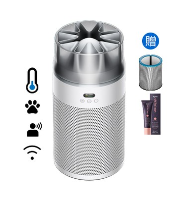 【送濾網+護髮乳】Dyson HushJet™ Purifier Compact 噴射氣流空氣清淨機 HJ10 (銀白色)