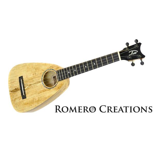 ROMERO CREATIONS（ロメロクリエイションズ） テナーウクレレ TT Tiny Tenor Spalted Mango Low-G