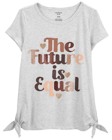 Kid Slogan Jersey Tee