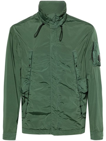 C.P. Company - Lens-detail hooded jacket - men - Polyamide/Spandex/Elastane - 48 - Green