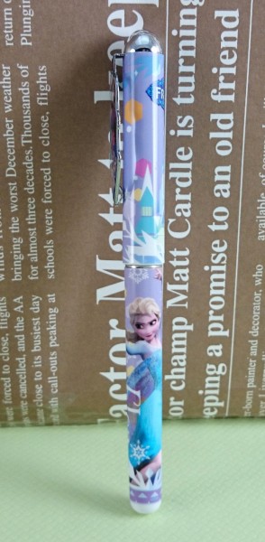 【震撼精品百貨】冰雪奇緣_Frozen~原子筆_紫色