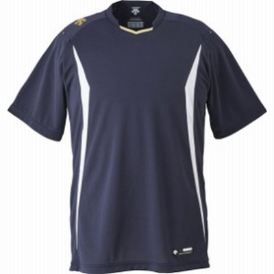 デサント DESCENTE ベースボールシャツ 野球 ソフトベースボールTシャツ (db120-snvy)