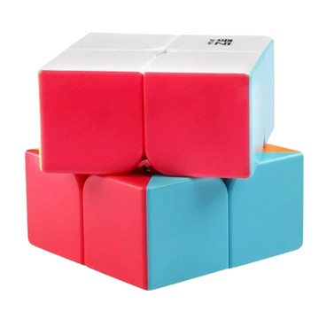 QYTOYS 奇藝 魔方格二階比賽專用魔術方塊 無痕磨砂設計 顏色亮麗 5.1cm  多色  1個