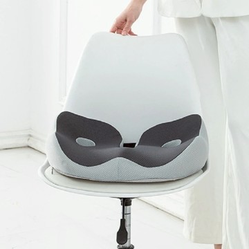 HONDONI 新款7D全包裹式美臀記憶透氣抒壓坐墊 L26-BK  隕石黑  48 x 39 x 14cm