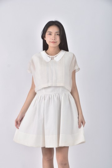(S) jorya質感白色洋裝