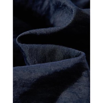 那些事衣櫥假兩件牛仔藍短袖襯衫女2025夏季新款收腰拼接疊穿上衣