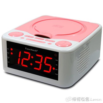 迷你cd播放機家用CD機U盤mp3英語碟播放器床頭收音機音樂鬧鐘音響