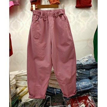 哈倫褲女夏季薄款2022新款梨形身材大碼胖妹妹mm高腰休閑九分褲子