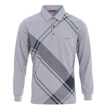 熱活印花POLO衫-霧灰(男266225441)