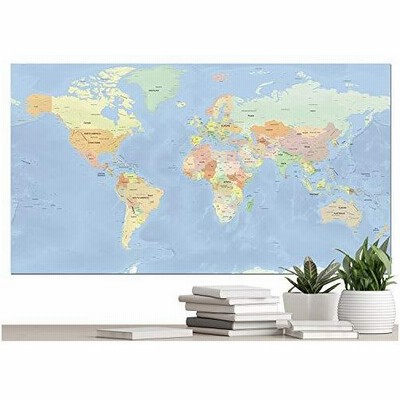 36 割引当店在庫してます 超特大 80x160cm 世界地図 World Map 壁掛け ポスター 壁紙 キャンバス カラフル アート 人気 おしゃれ インテリア ディスプレイ 輸入雑貨 その他 その他 Www Gbagenlaw Com