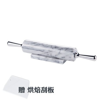 JEmarble鎮一大理石鋁柄麵棍/手柄麵棍/擀麵棍