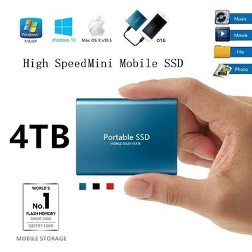 大容量移動硬盤 移動固態硬盤 超大容量 電腦硬碟 2TB 1TB外接硬碟 超級SSD 高速款 SSD固