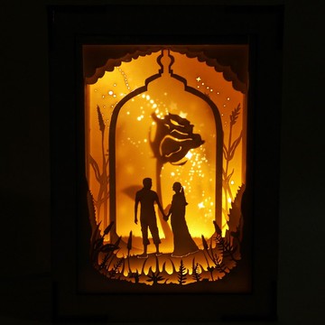 | 光影故事 | 迷你紙雕小夜燈 | 我們的久別重逢 |