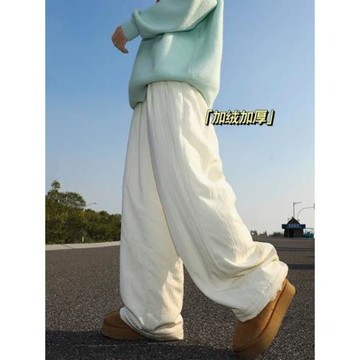 零下40度極寒羽絨褲女冬季東北防寒褲子防風防水夾棉加絨加厚棉褲