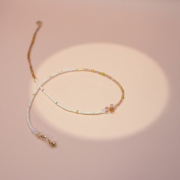 milk & honey 奶與蜜 玻璃米珠短項鍊