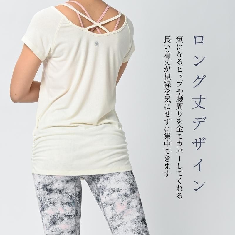 フィットネスウェア トレーニングウェア ヨガウェア トップス Tシャツ